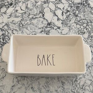 Rae Dunn Cream Bakeware Dish